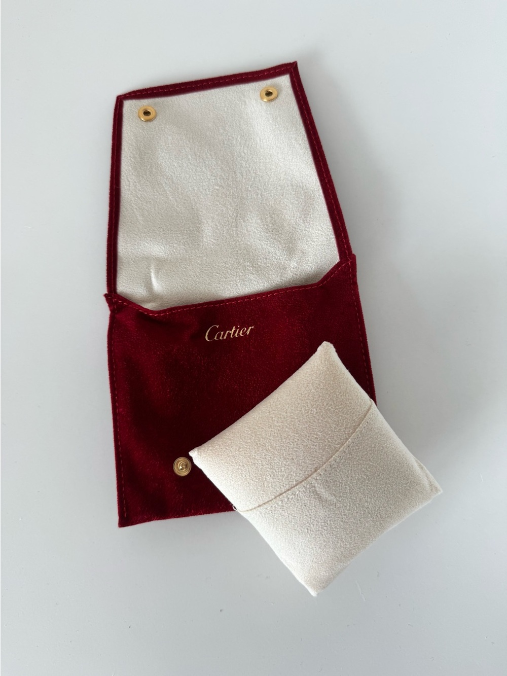 Authentic Cartier Travel Pouch